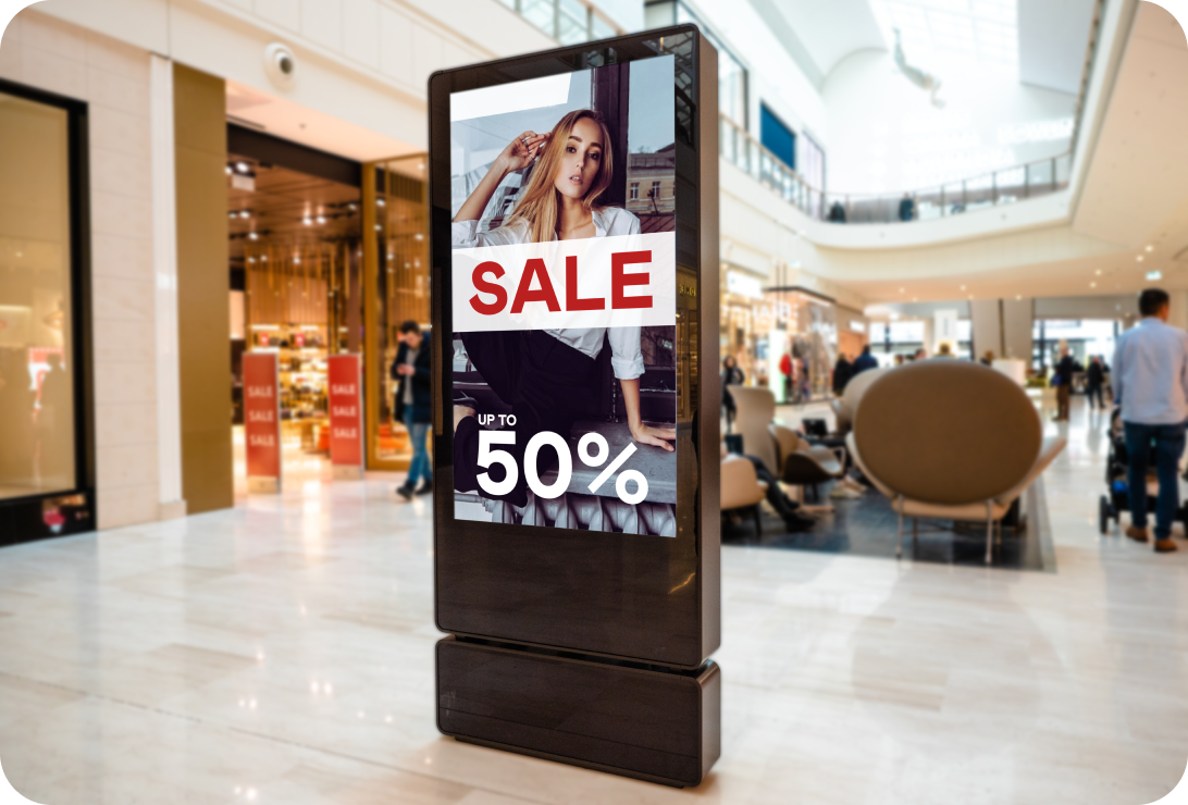 digital signage and visitor management system solutions for retail