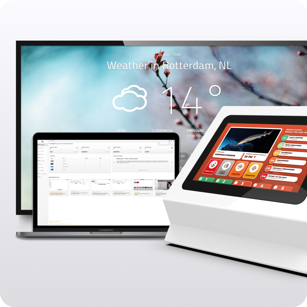 digital signage and visitor management system platforms